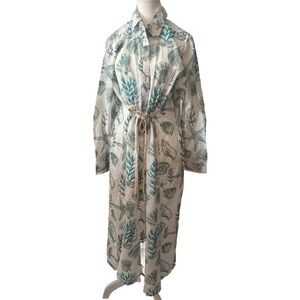 Seascape Cotton cover up/ coat / dress